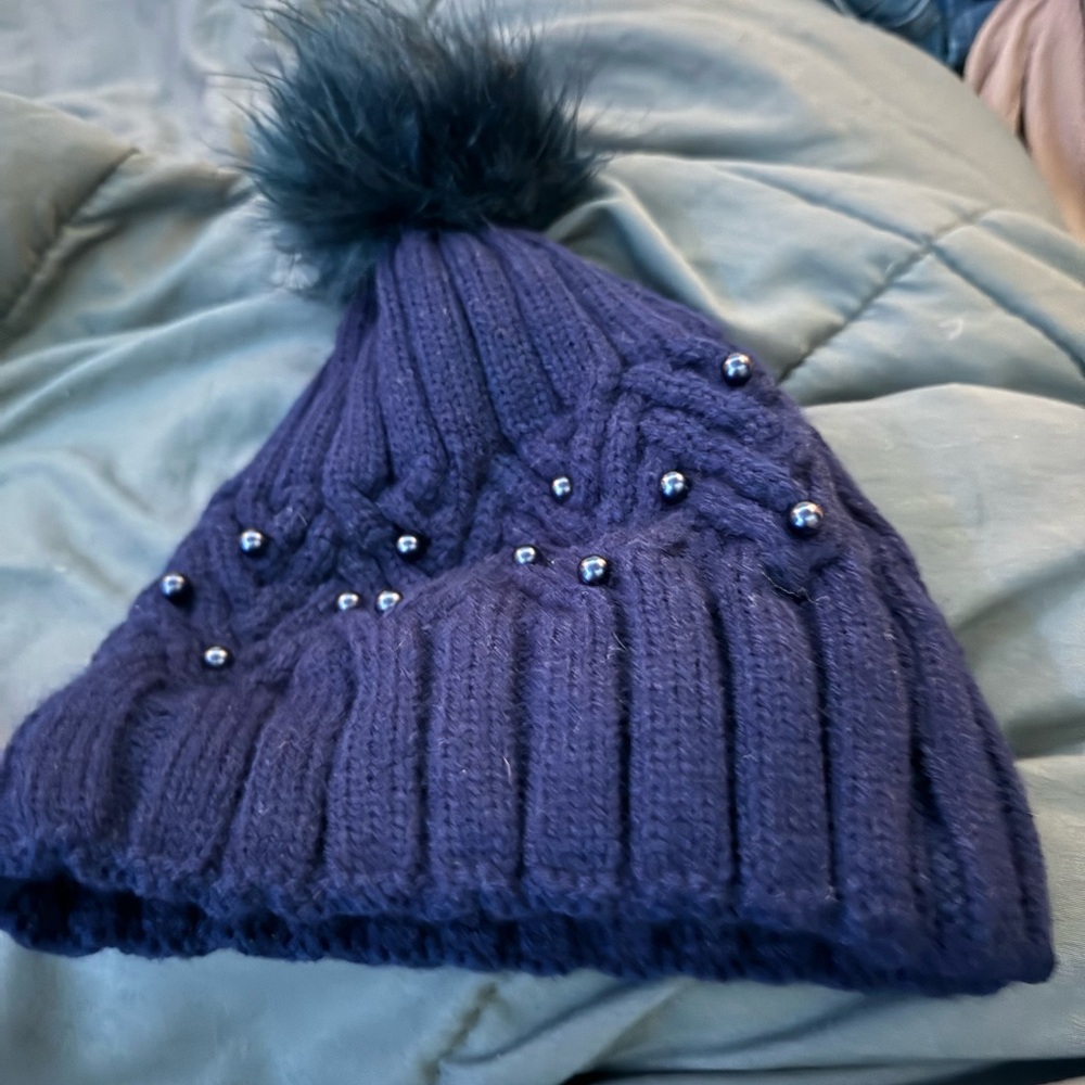 Blue hat